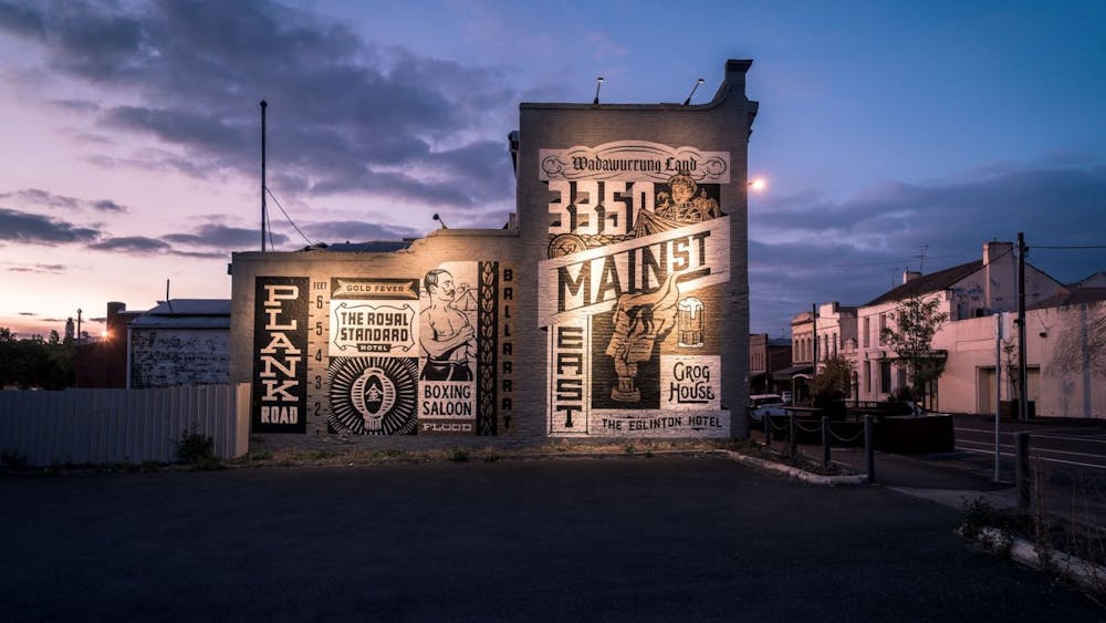 Eglinton Hotel mural, Ballarat